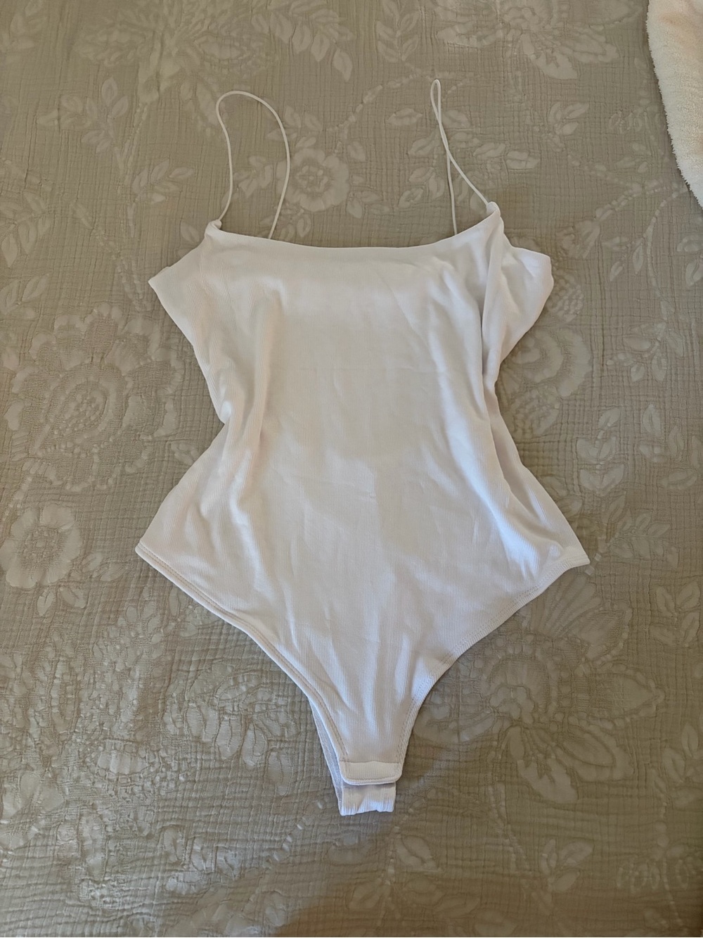 Olivaceous White Bodysuit